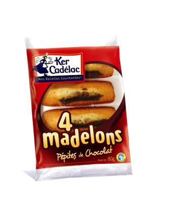 Catalogue Produits > Produits > Madelons Chocolat x4 80g